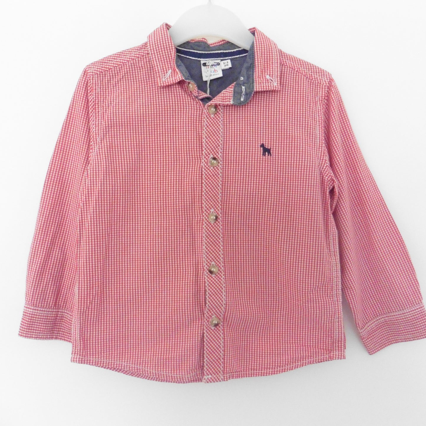 Miniclub Red Cheque Shirt 2-3y
