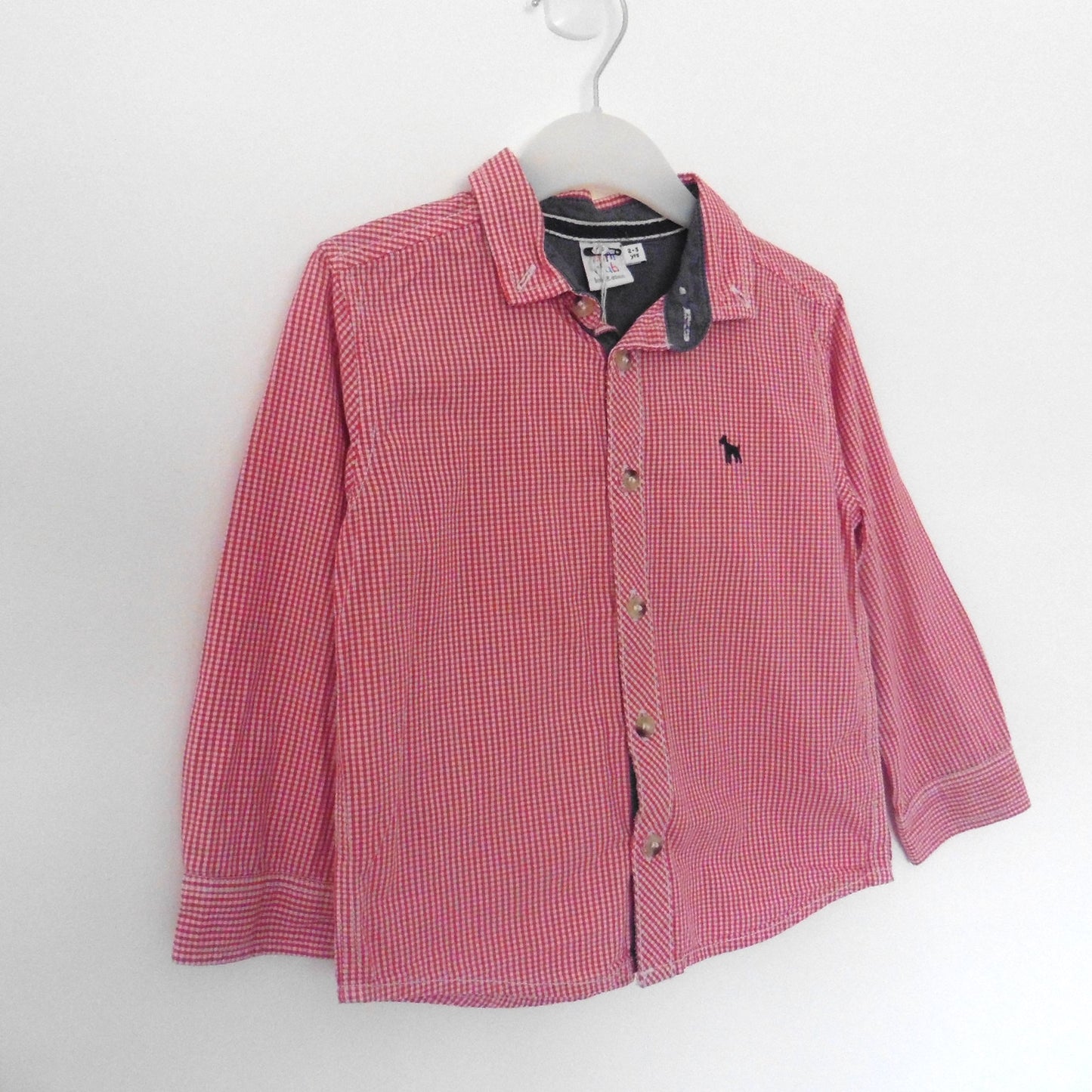 Miniclub Red Cheque Shirt 2-3y