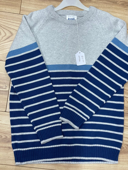 Kite grey / blue jumper 10-11y