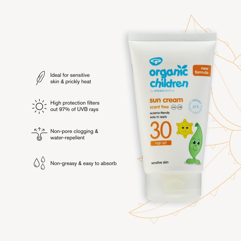 Green People - Organic Children Scent Free Sun Cream - SPF30