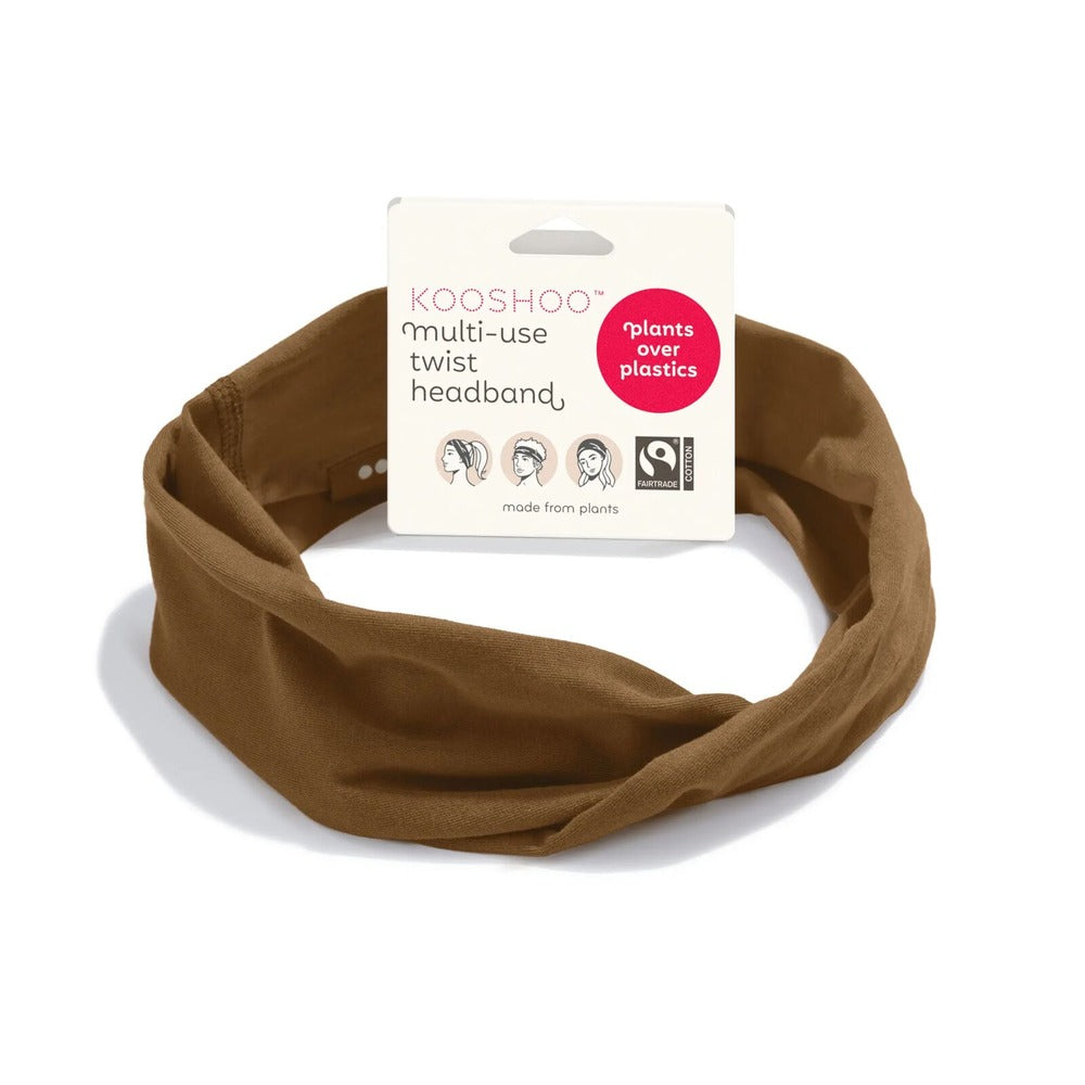 KOOSHOO Plastic Free, Organic, Twist Headband