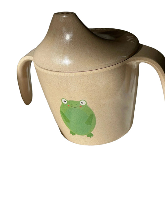 Preloved (unused) Husk's Ware sippy cup frog