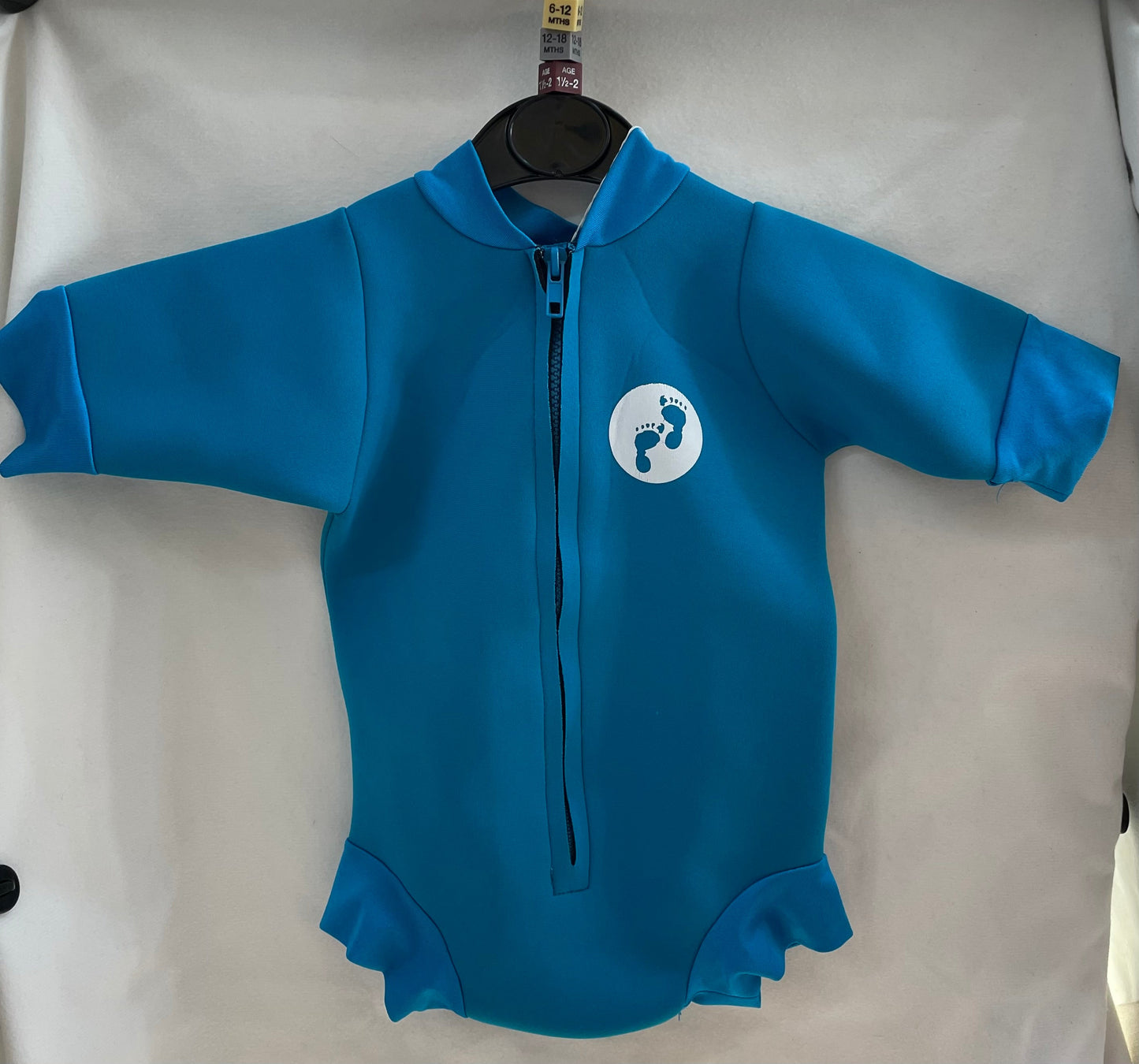 Preloved Two Bare Feet Baby wetsuit turquoise XL