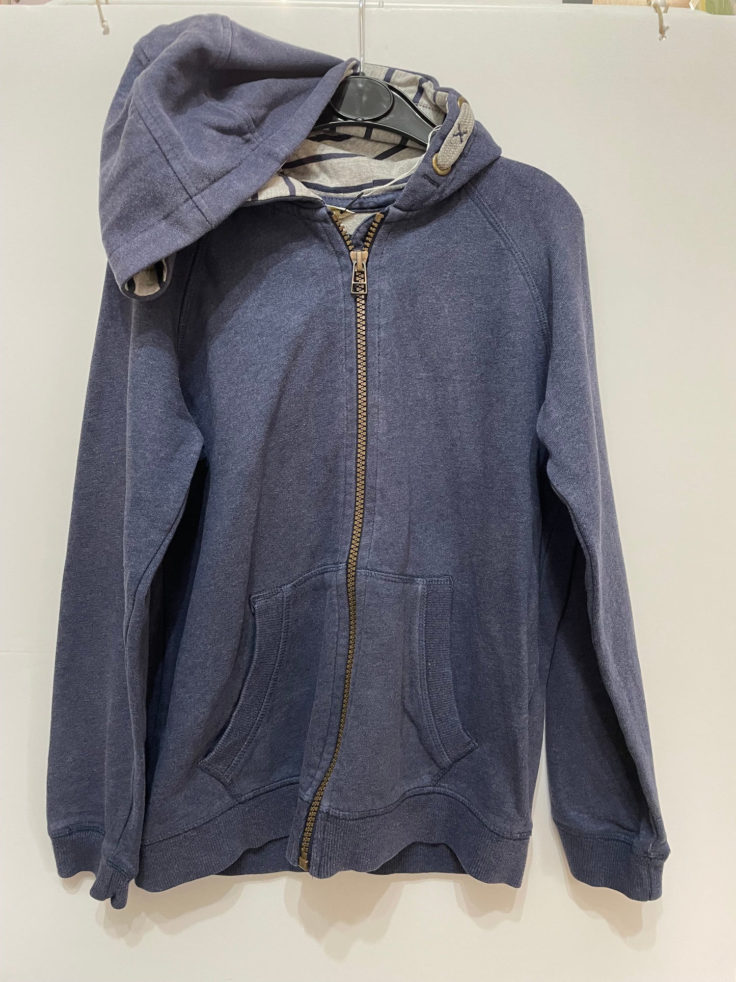 Preloved John Lewis blue zip hoodie, 9y