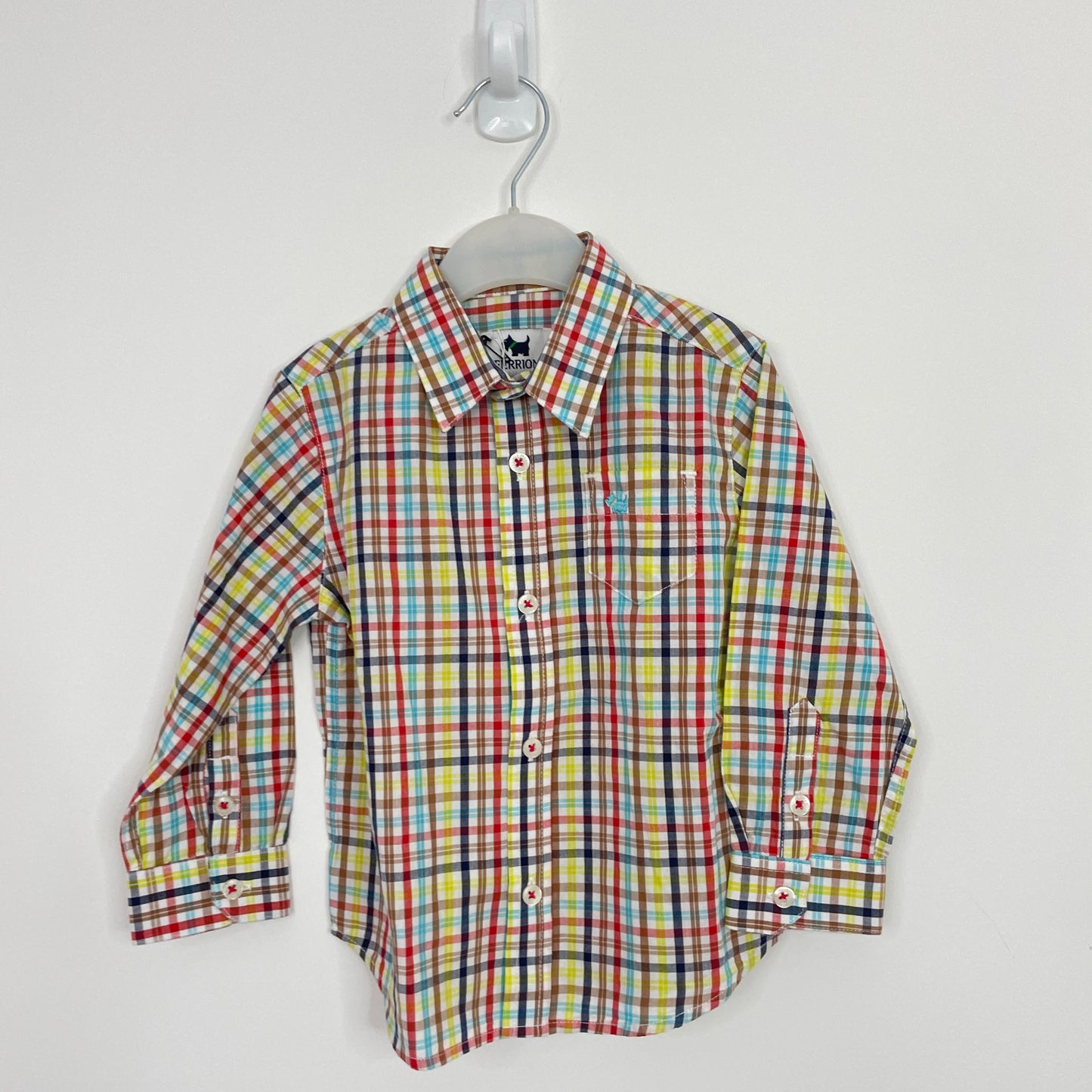 Preloved Ferrioni Multicolour Chequer Shirt 12-18m
