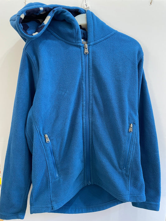 Preloved Tog24 blue fleece zip hoodie, 9-10y