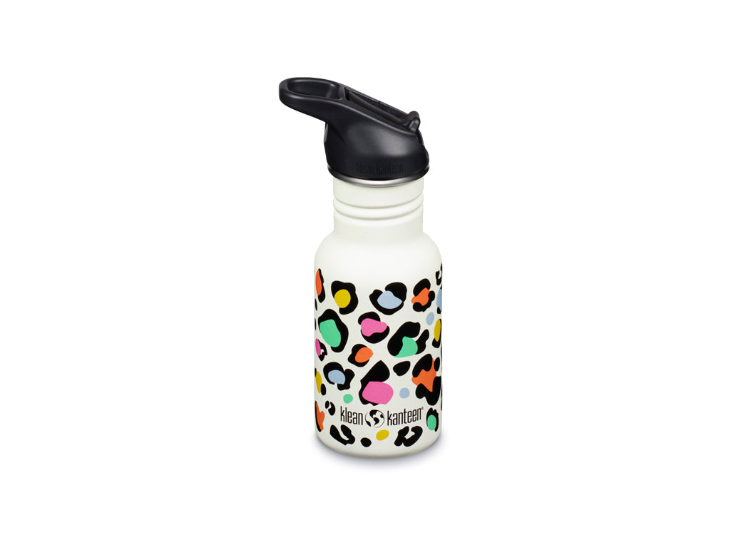 Klean Kanteen 355ml Kid Classic Water Bottle with Flip Seal Sport Cap