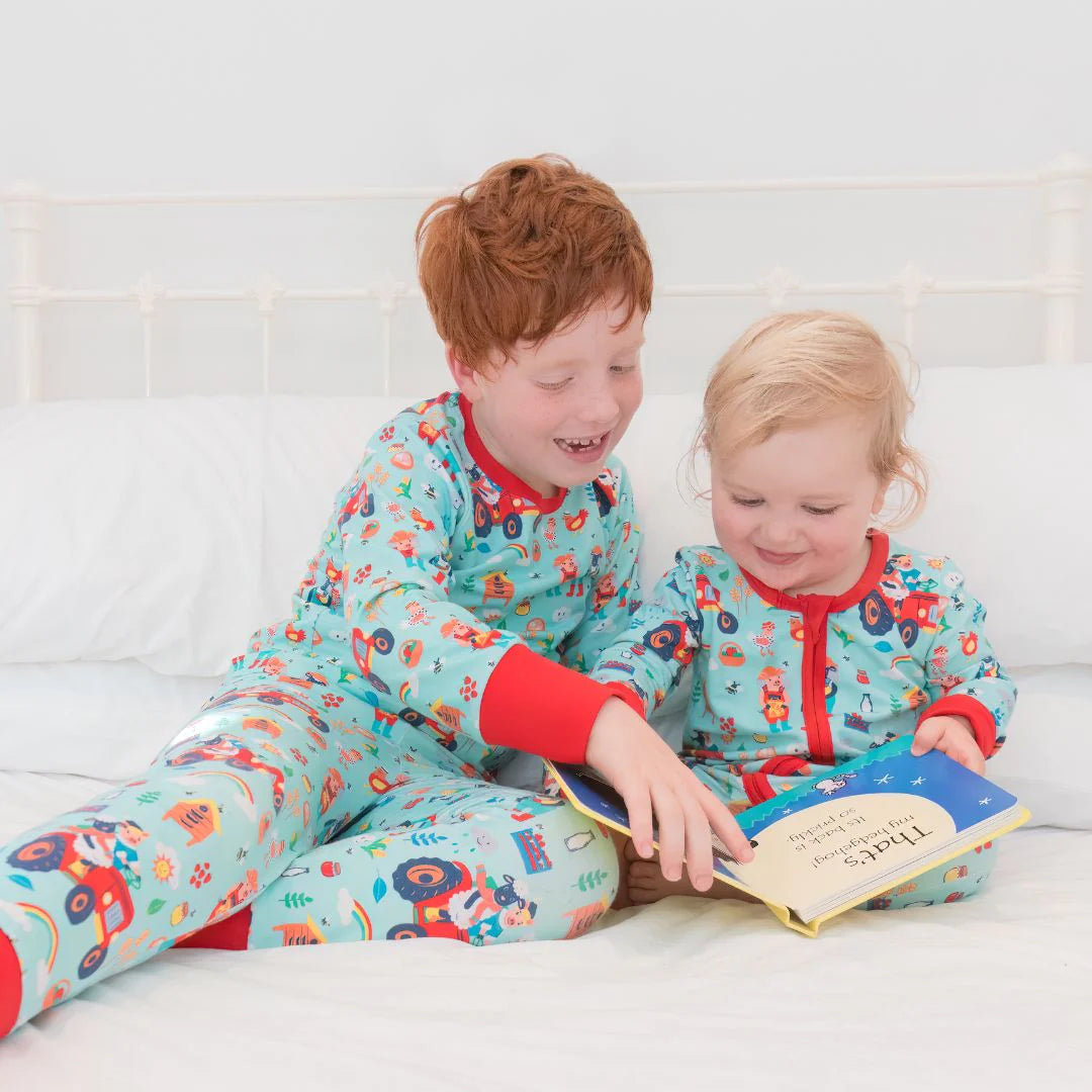 Pyjamas with Fun Farmyard Print