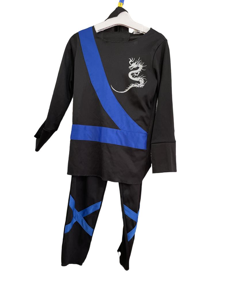 Preloved Unknown Brand - Costume - Black And Blue Ninja Costume (6-7y, 7-8y)