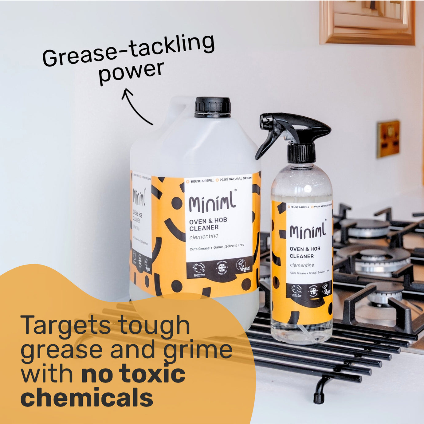 Miniml Oven and Hob Cleaner - Clementine REFILL (per 10 ml)