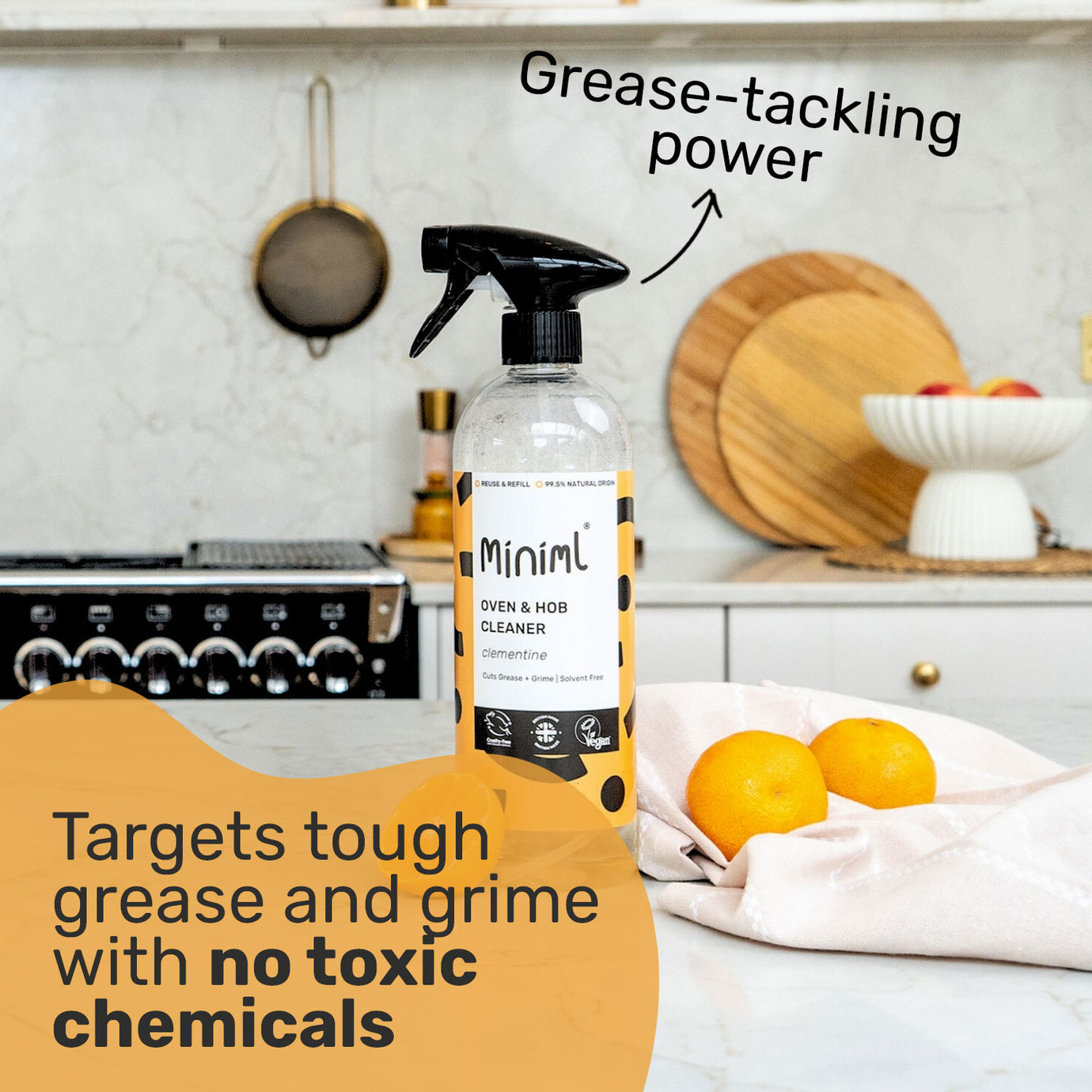 Miniml Oven and Hob Cleaner - Clementine REFILL (per 10 ml)