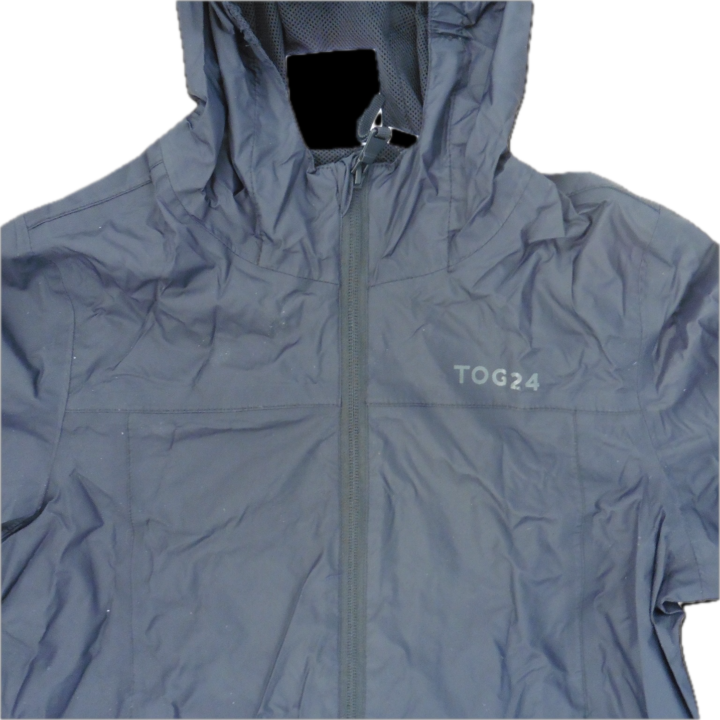 Preloved TOG24 Black Packaway Waterproof Jacket 13y