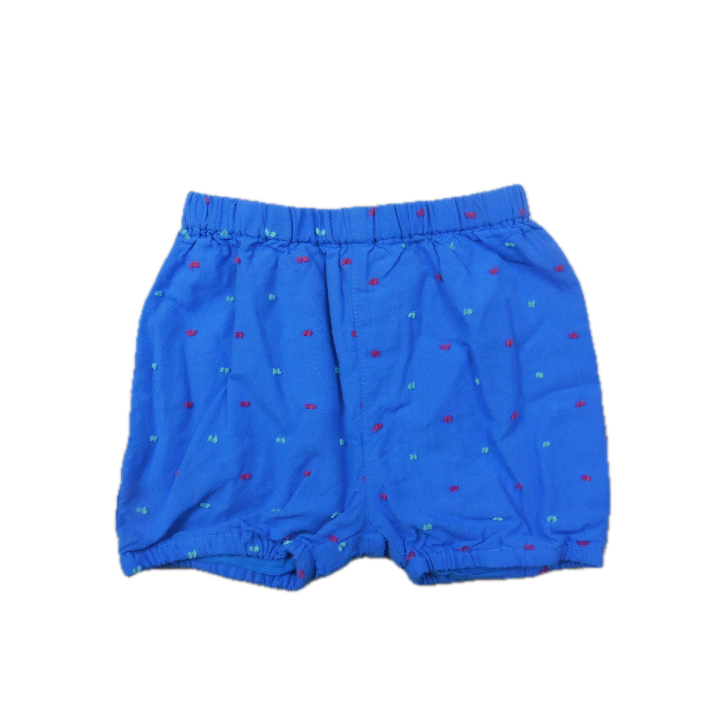 Frugi Blue Bloomer Shorts 3-6m