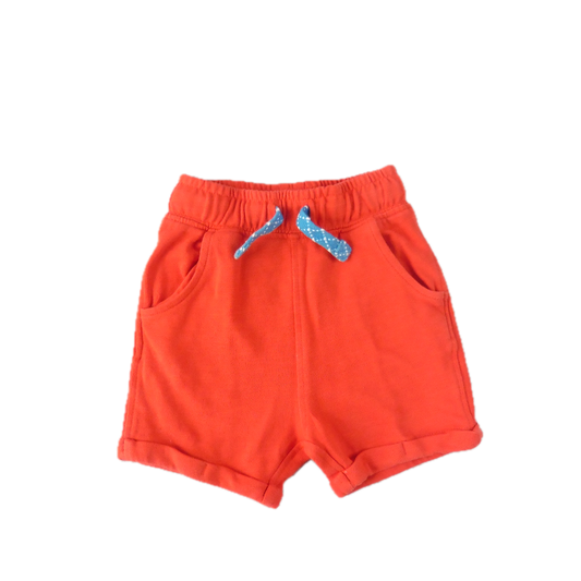 M&S red shorts 3-6m