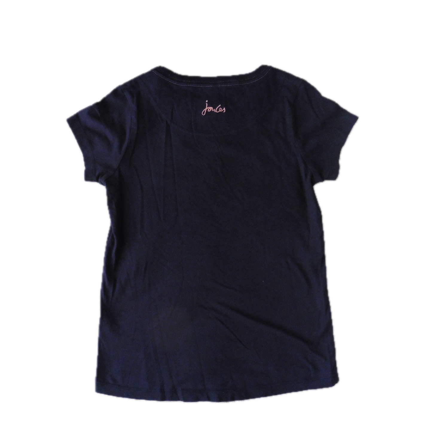 Preloved Joules Navy T-shirt with Unicorn 9y