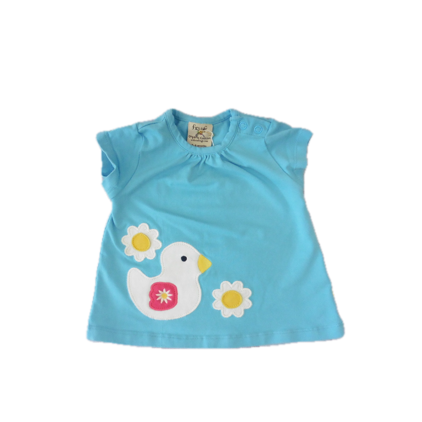 Preloved Frugi Blue T-shirt 3-6m