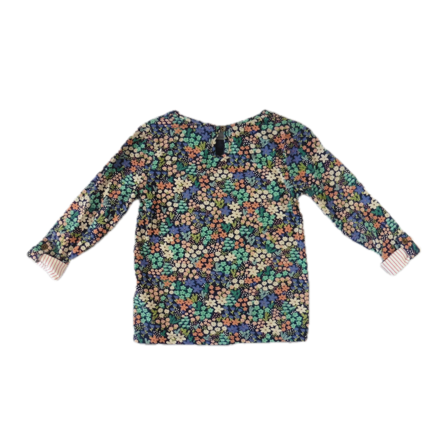 Preloved Mantaray Long Sleeve Floral Top 5-6y