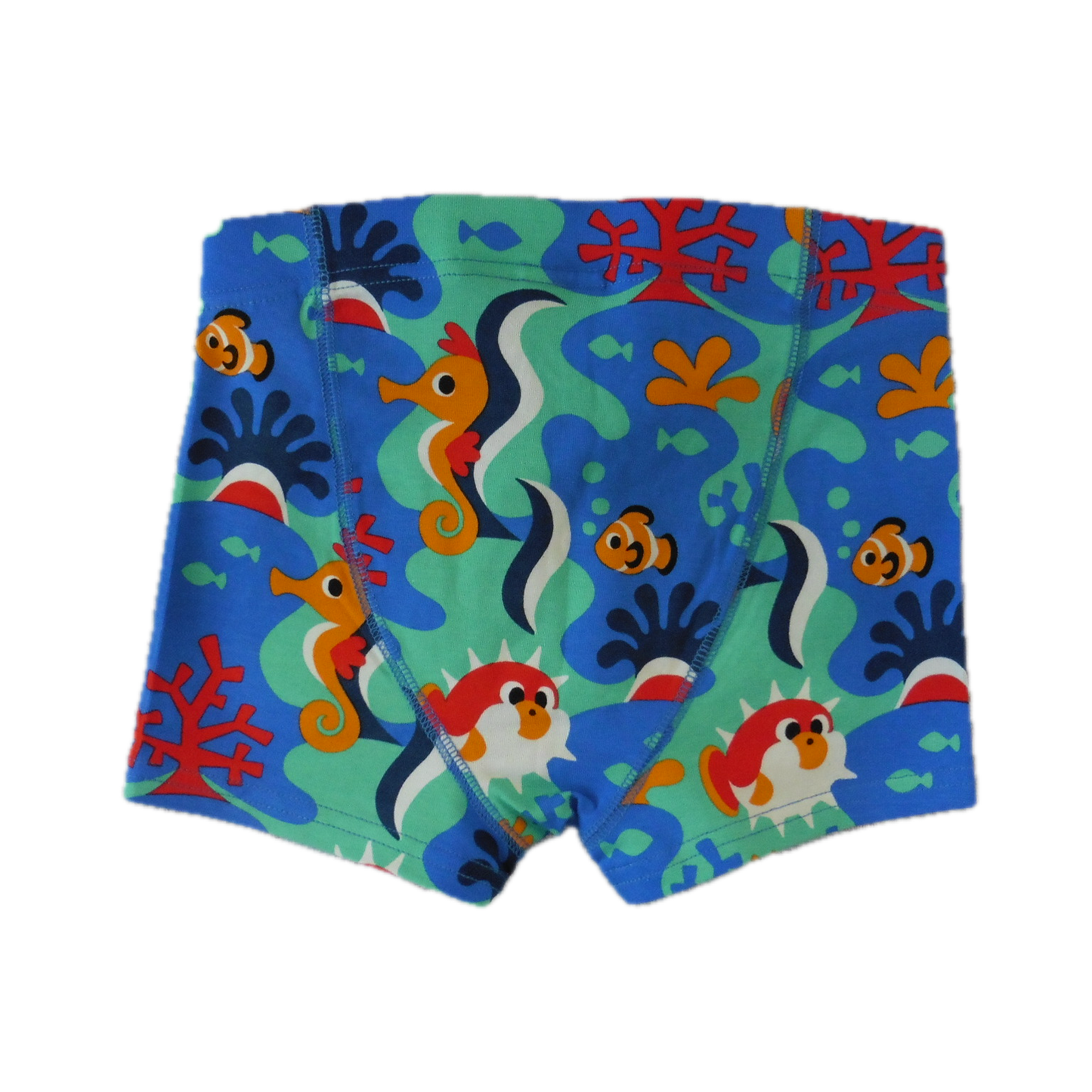 Preloved Maxomorra Boxer Shorts Coral Reef NEW 5-6y