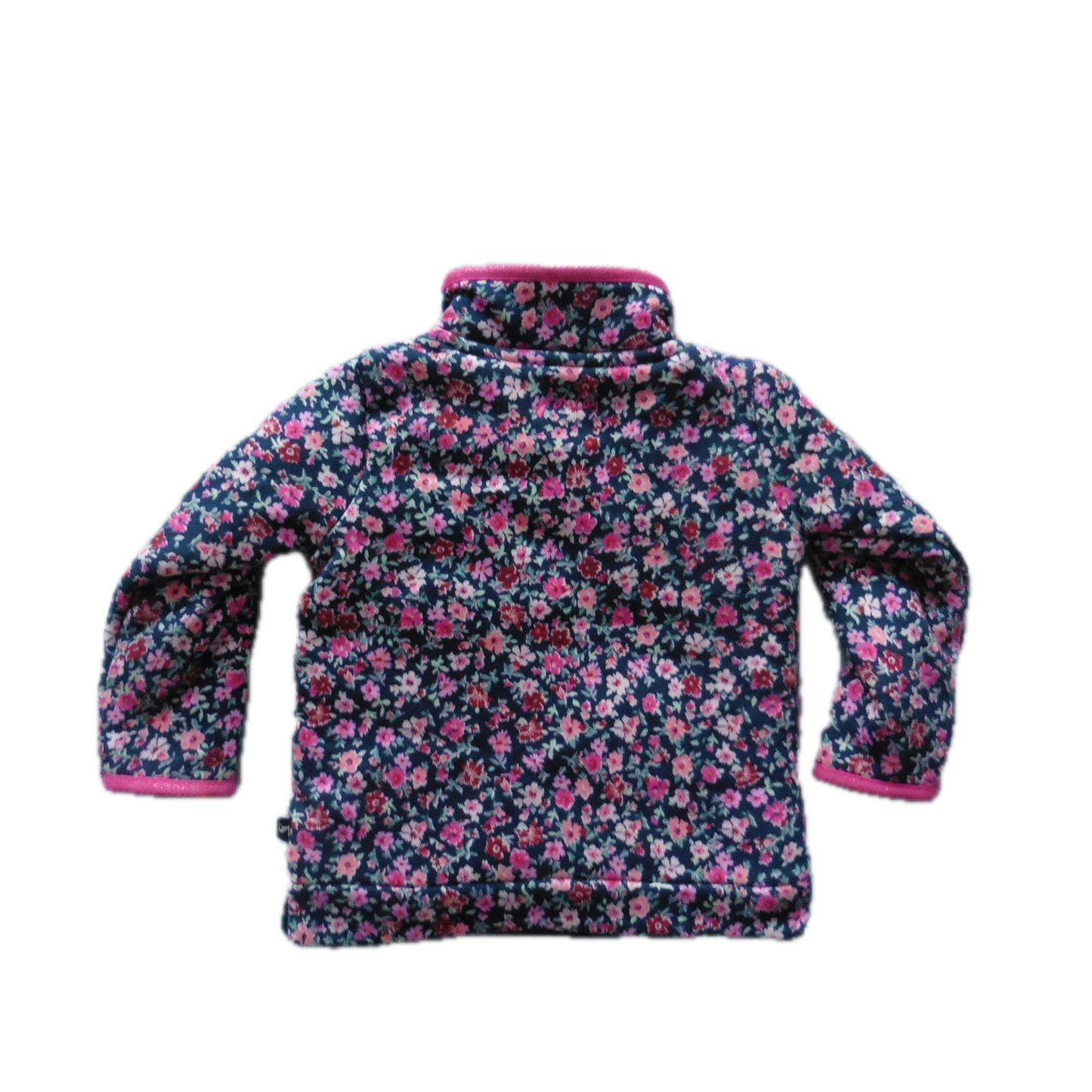 Preloved: Joules Navy with flowers Snuggle Fleece 2y