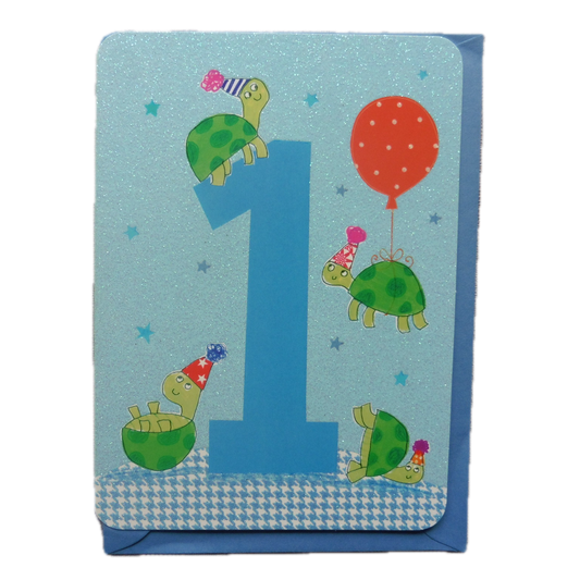 Age 1 card with Tortoise