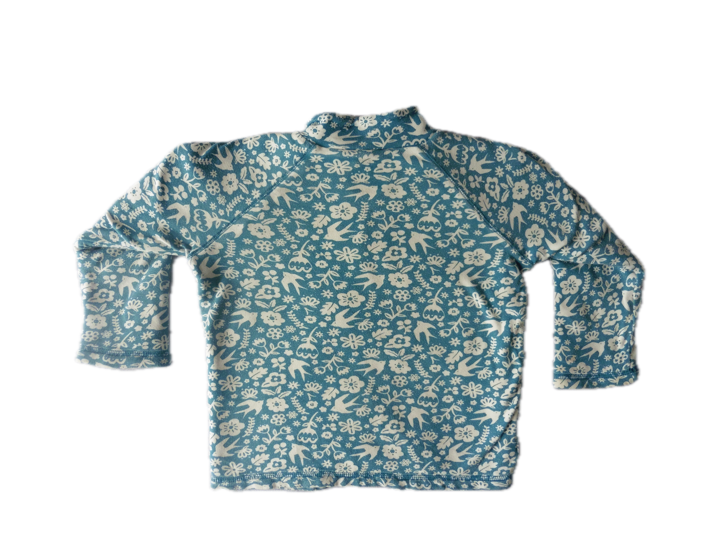 Frugi Loch Blue Bloom Snuggle Fleece 4-5y