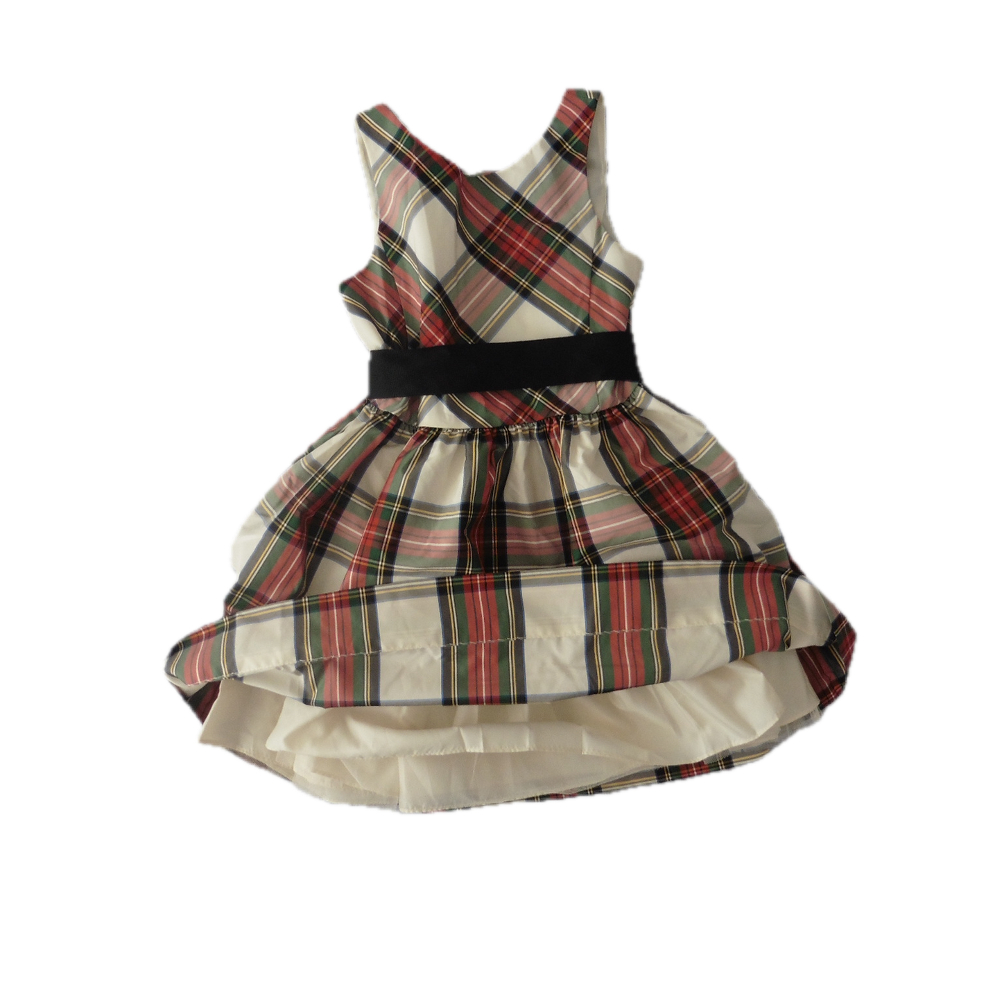 Ralph Lauren green/red cheque dress 5y NEW