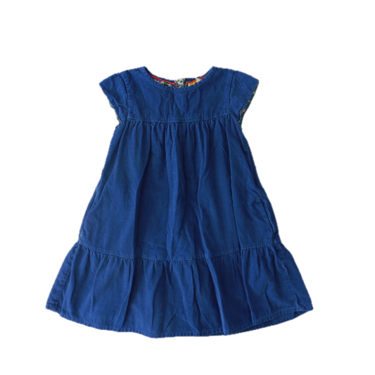 Preloved Boden Blue Cord Dress 6-7y