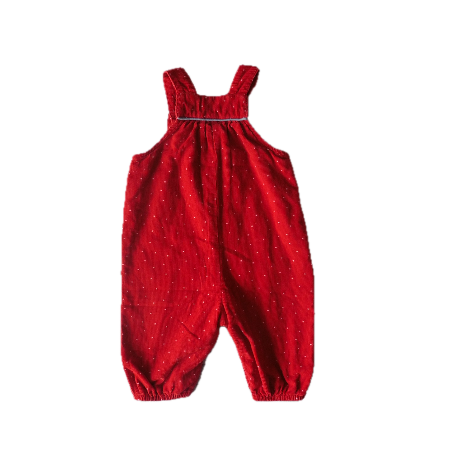 Preloved Frugi Red Cord Dungarees 3-6m