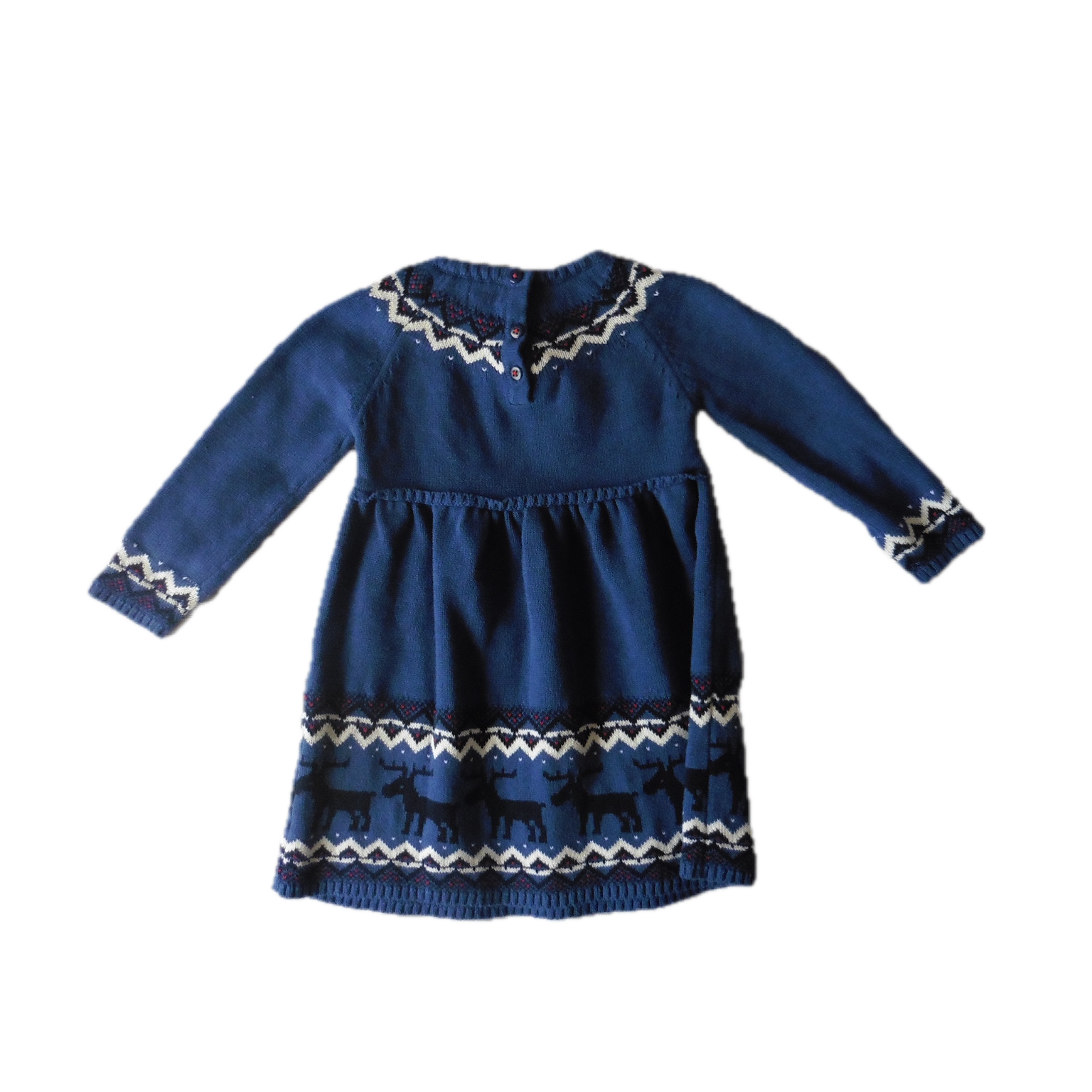 Preloved John Lewis Navy Knitted Dress 18-24m