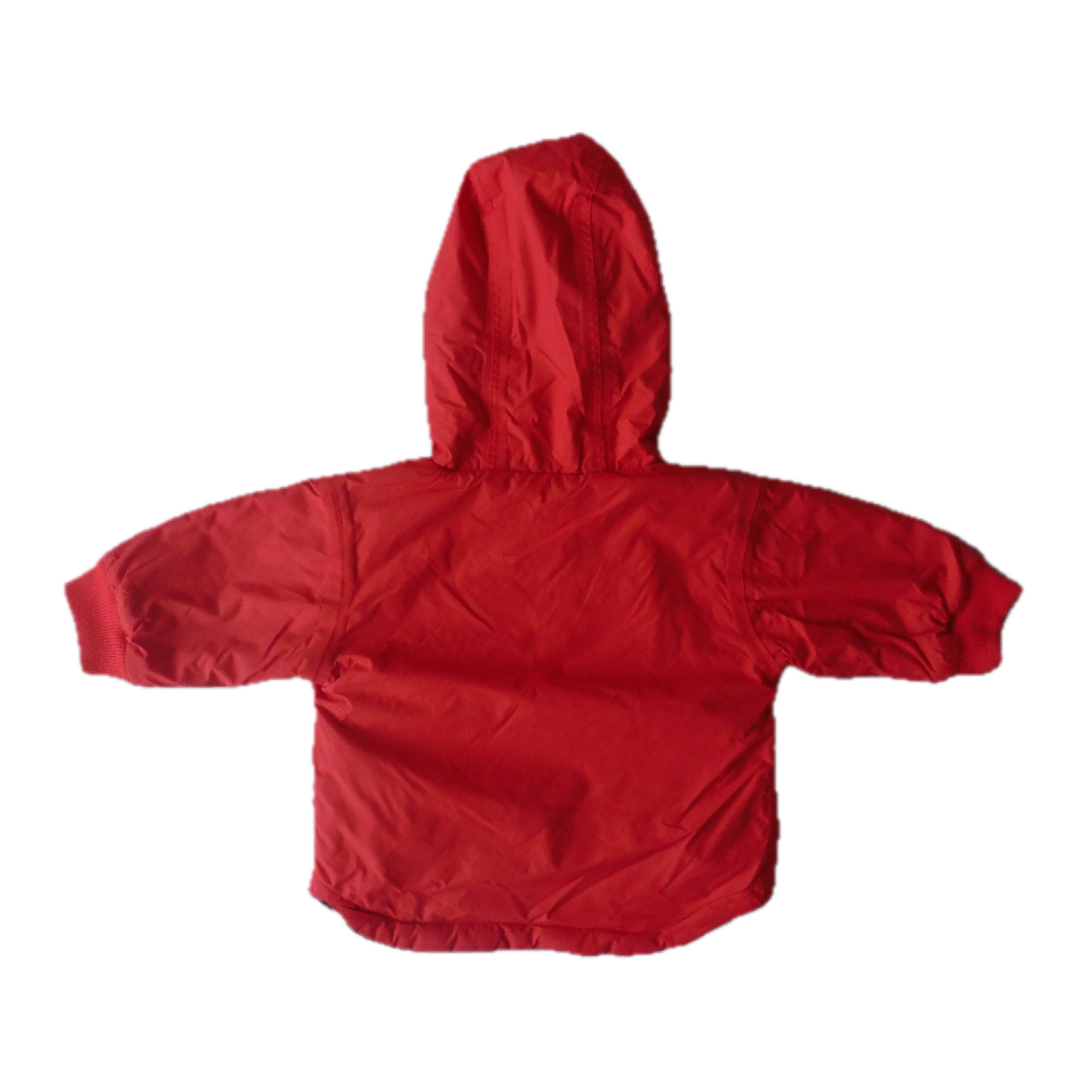 Preloved Jojo Maman Bebe Reversible Waterproof Coat/Fleece 6-12m