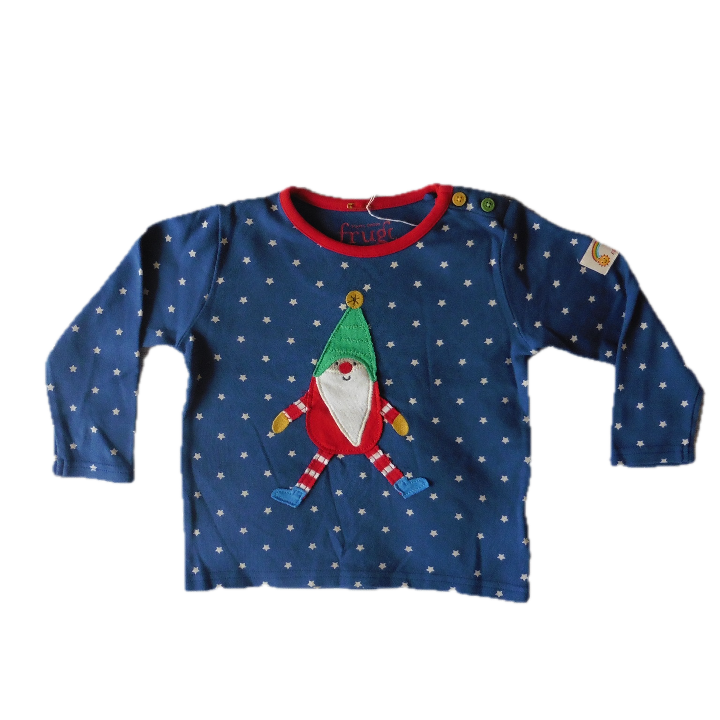 Preloved Frugi Navy Long Sleeved Top 12-18m