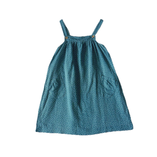 Preloved Frugi Bloom Maternity Denim Pinafore Dress UK14