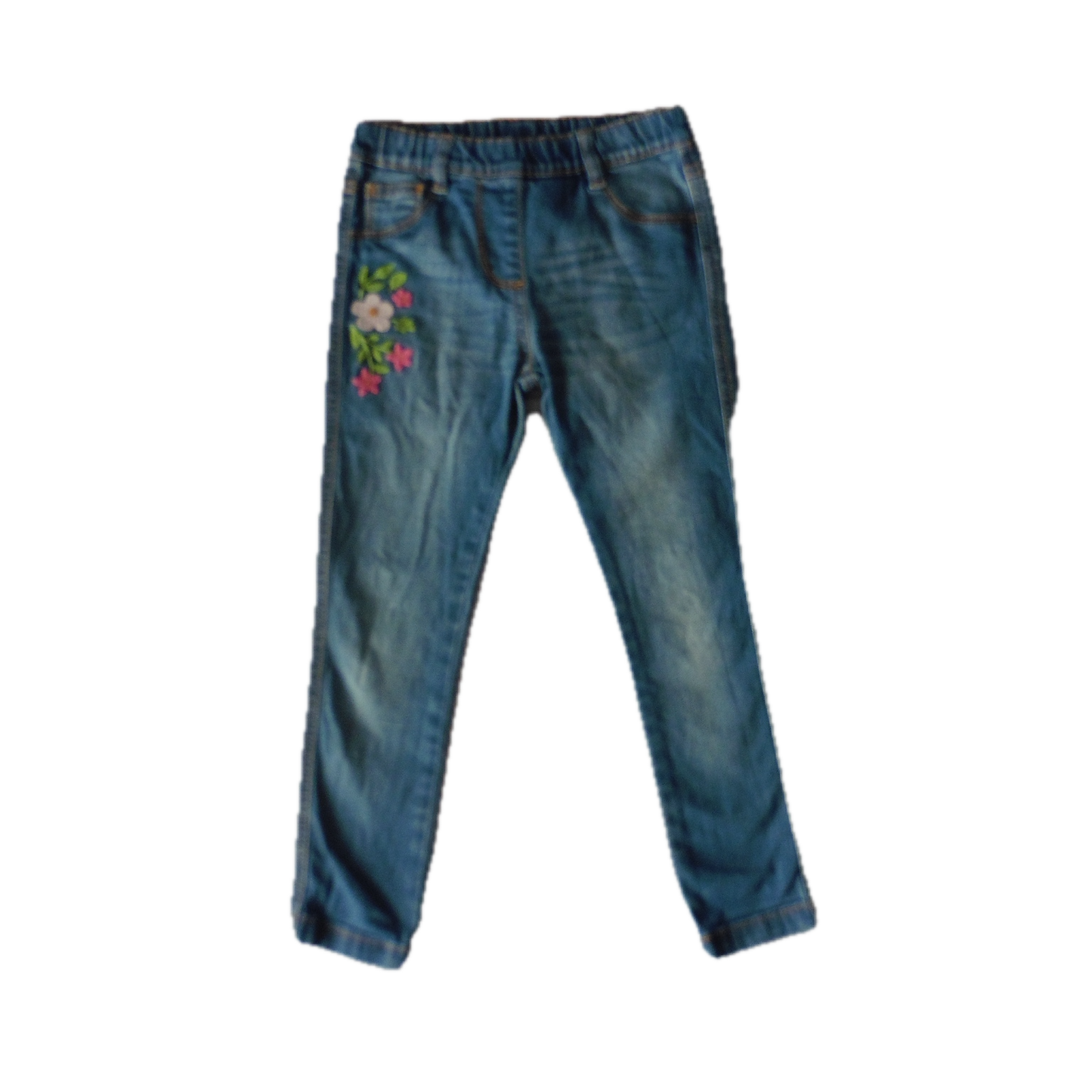 Preloved Frugi Embroidered Denim Jeans 6-7y