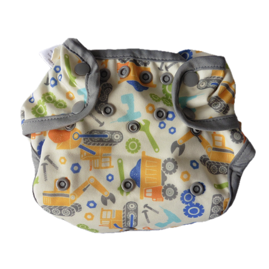 Preloved Blueberrydiapers Nappy cover w/Trucks