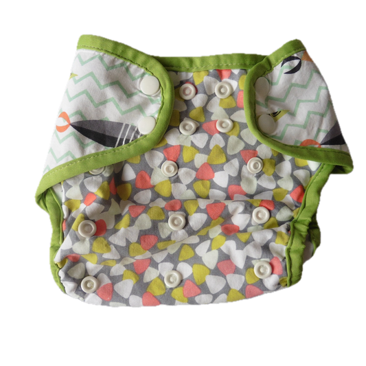 Preloved Planet Wise Nappy cover w/fish