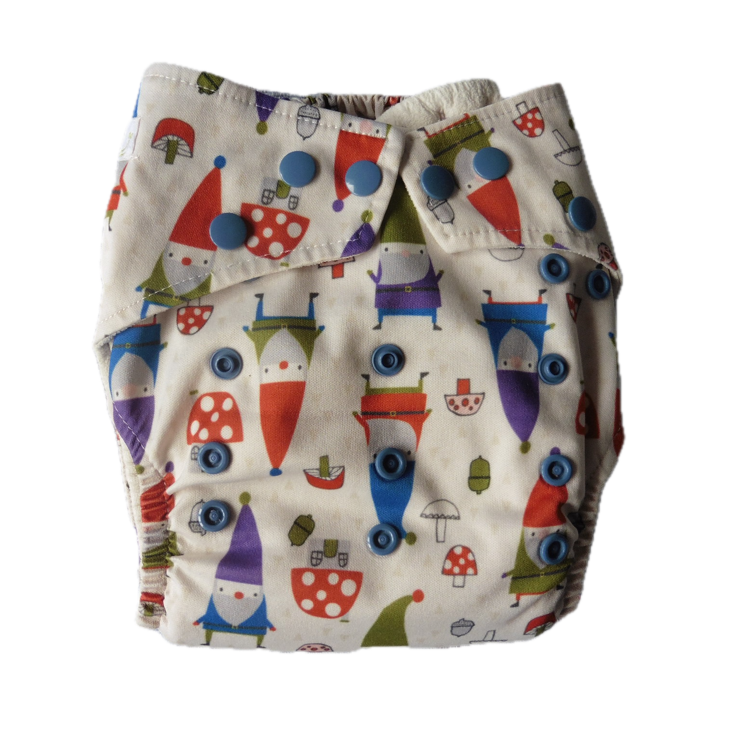 Baba+Boo large gnomes BTP nappy+2xbamboo boosters