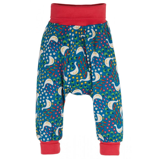 Frugi Parsnip Pants, Blue Springtime Geese