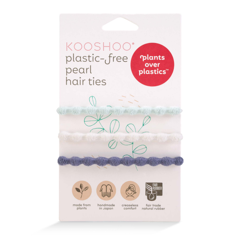KOOSHOO Plastic-free Pearl Hair Ties