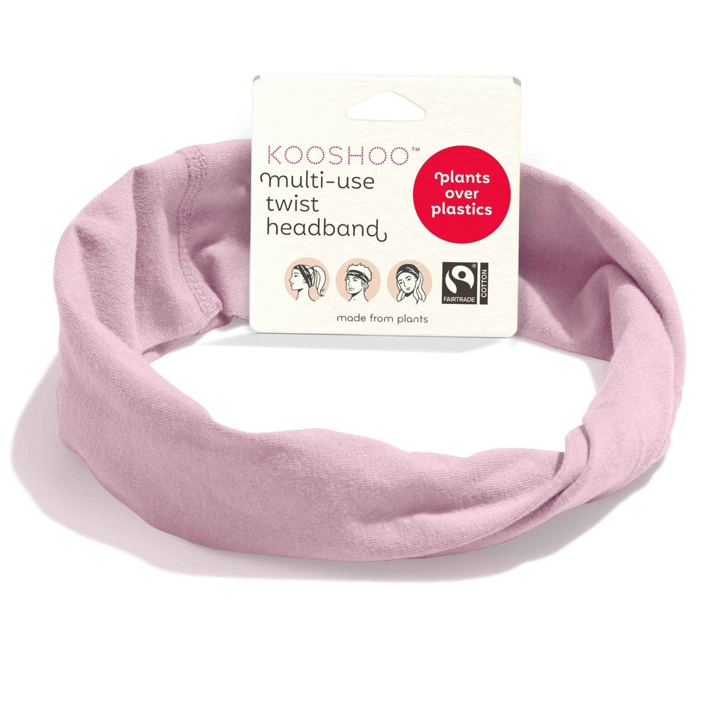 KOOSHOO Plastic Free, Organic, Twist Headband