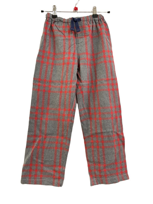 Preloved Boden - Sleepwear - Gray Red Flannel Check Trousers Or Pajama Bottoms (8-9y)