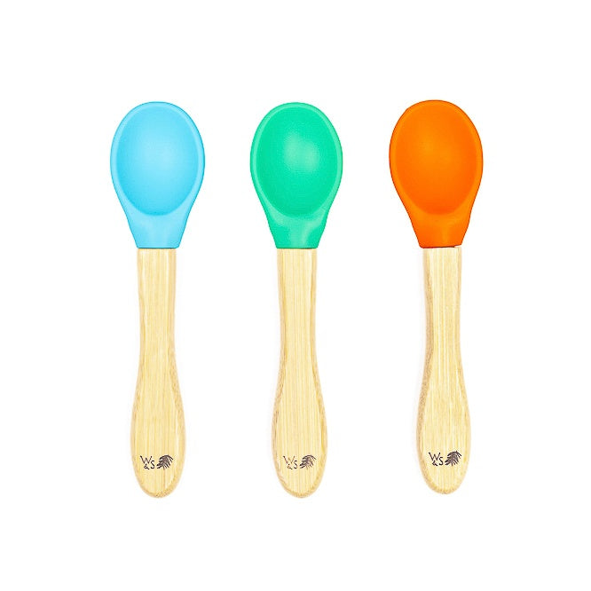 Wild & Stone Baby Bamboo Weaning Spoon Set