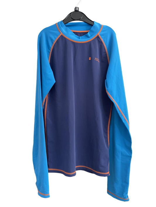 Preloved Mountain Warehouse - Blue Swim Shirt Rashie (11-12y)