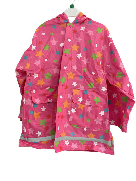 Preloved Hema B.V. - Pink Star Print Waterproof Jacket (5-6y)