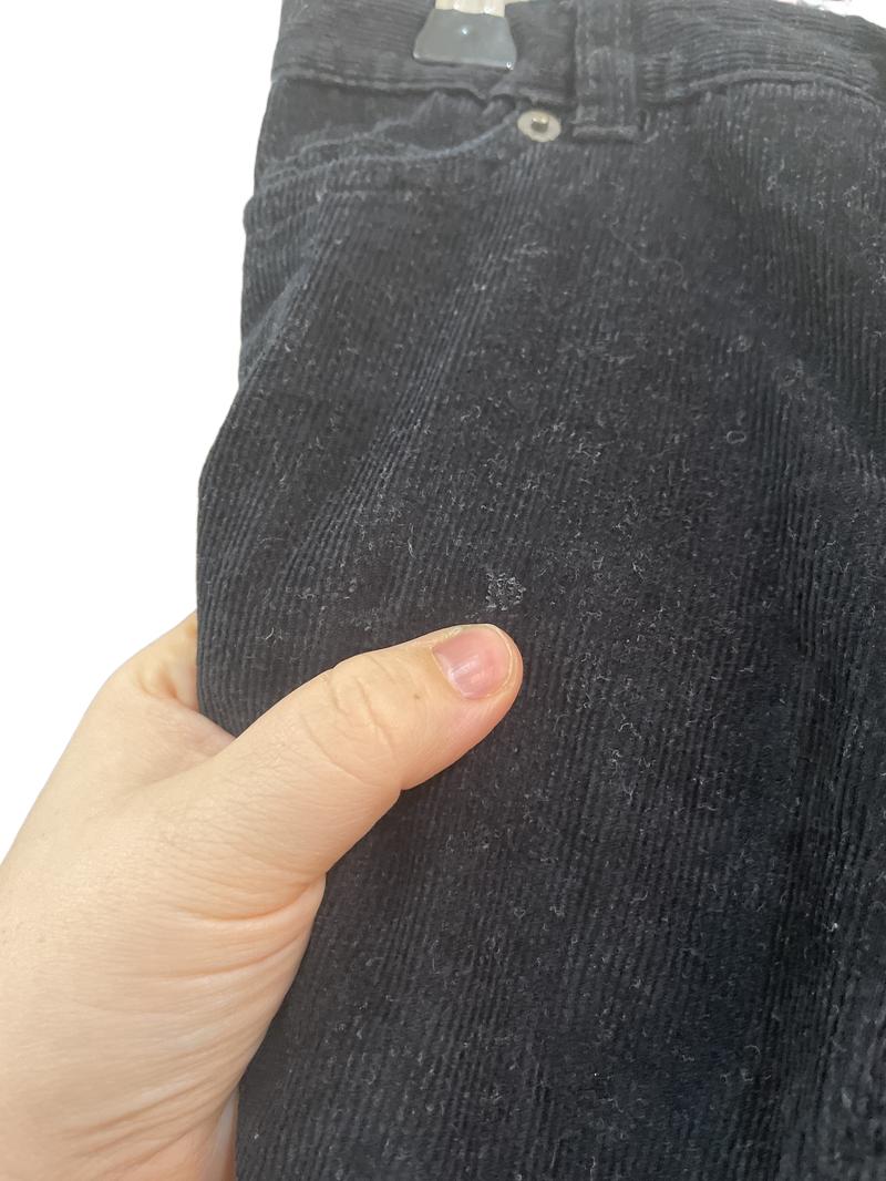 Preloved John Lewis - Black Slim Corduroy Trousers  (2y)