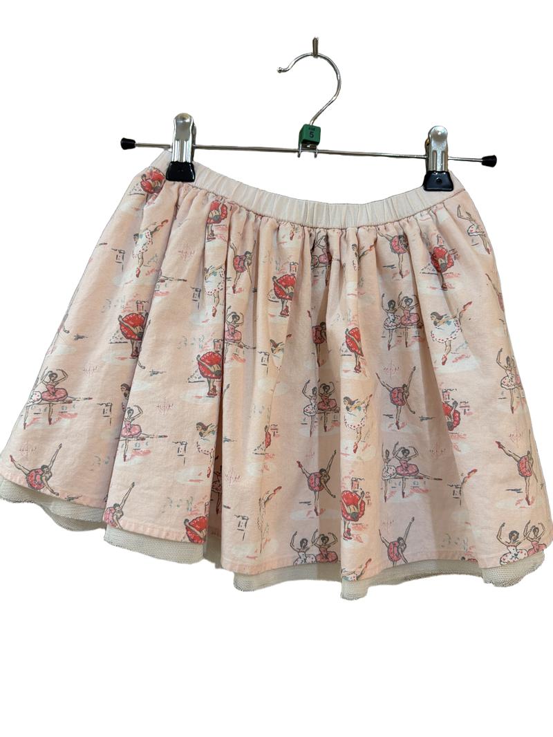 Preloved Cath Kidston - Pink Ballerina Print Skirt (5-6y)