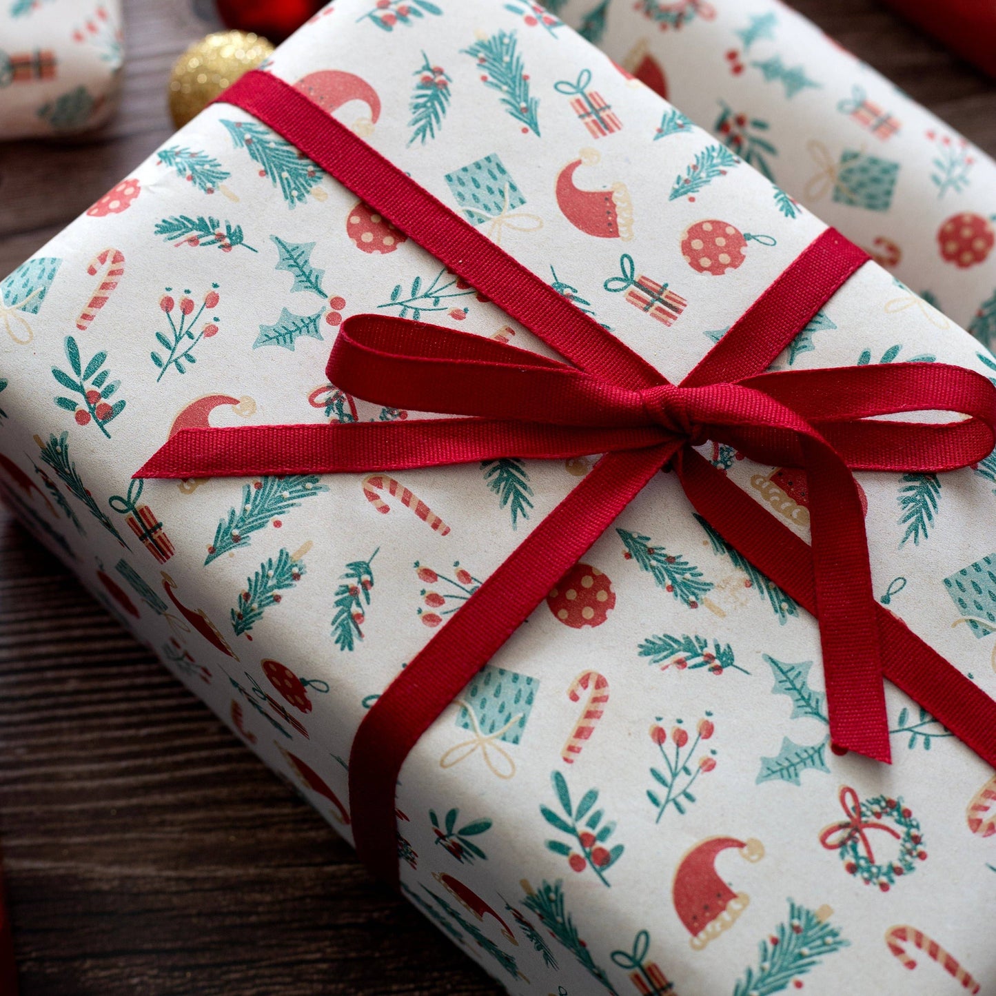 Red Biodegradable Ribbon 5m Reel (9mm)