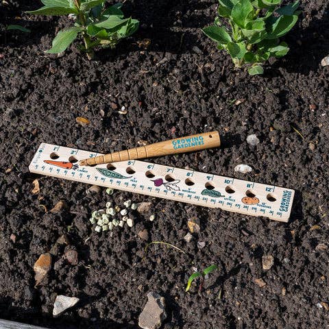 Growing Gardeners Planting Ruler and Dibber FSC100%