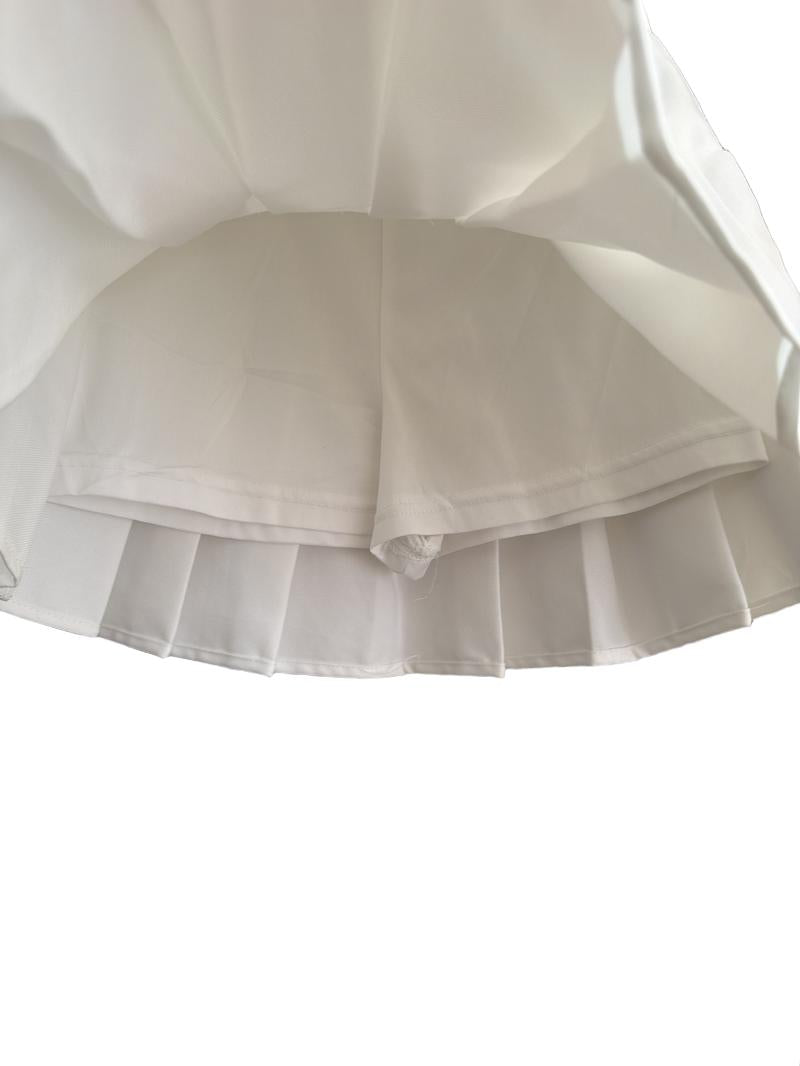 Preloved Unknown Brand - White Pleated Tennis Skort (12-13y, 13-14y)