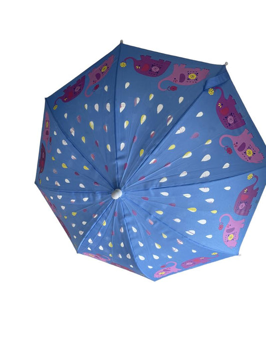 Preloved Jojo Maman Bebe - Elephant And Rain Drop Umbrella.