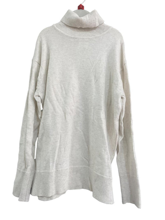 Preloved Zara - White Turtleneck Knit Top (8y)